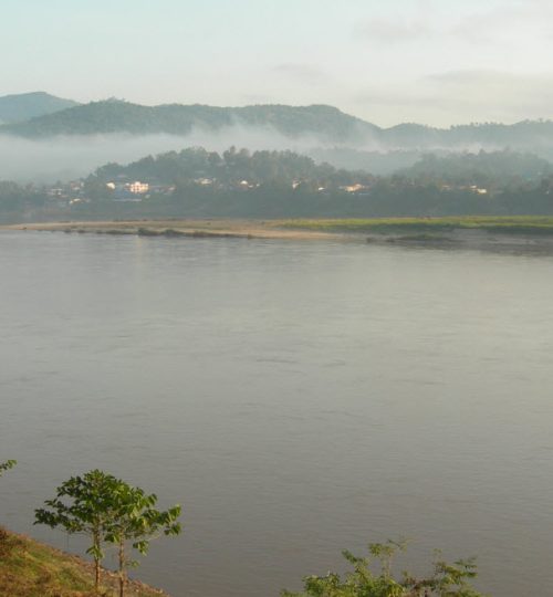 HoayXai Laos view from ChiangKhong Thailand